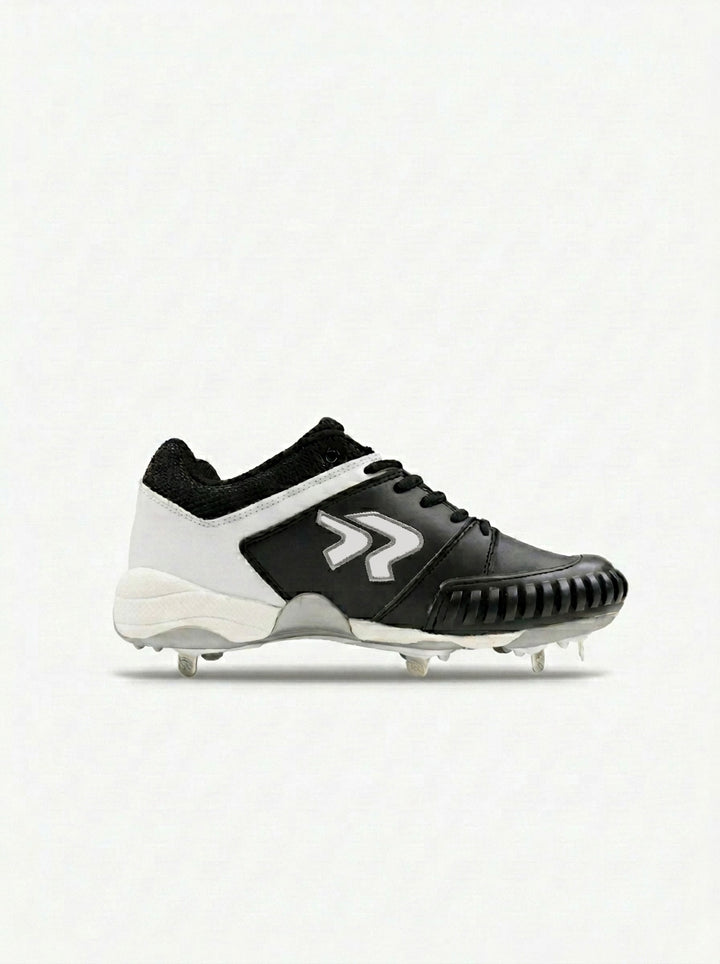 Ringor Women's Flite Metal Softball Pitching Cleats - Black/White