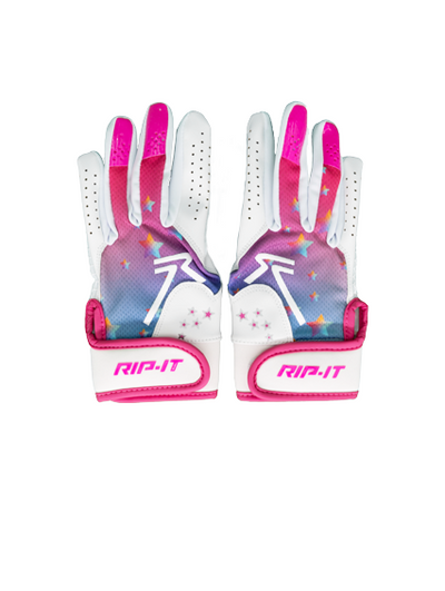 Girls Play Ball Starlight Softball Batting Glove