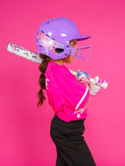 Girls Play Ball Starlight Softball Batting Glove