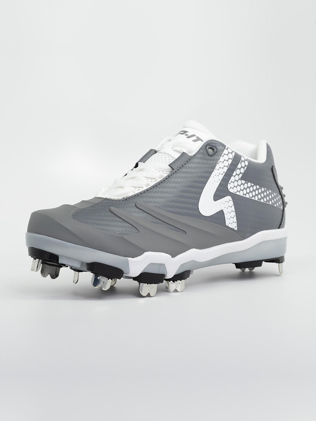White ringor metal softball cleats sales
