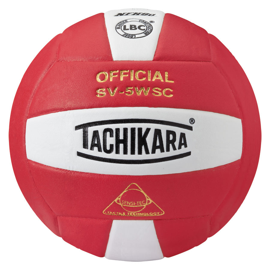 Tachikara Sensi-Tec Composite Volleyball - Royal/White/Gold, High Performance, LBC Construction