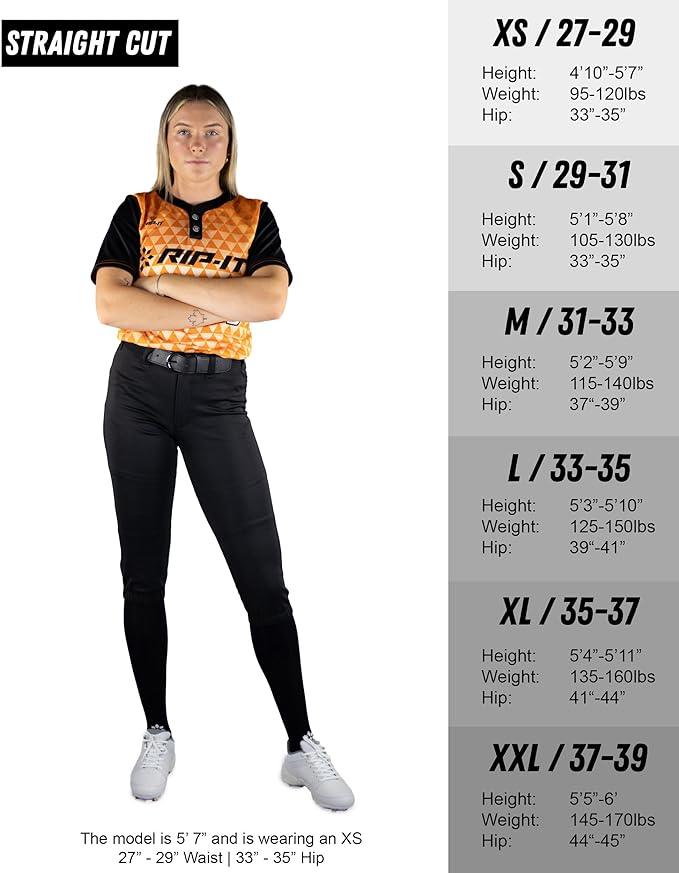 Women's Revolution Softball Pants - Straight - RIP-IT Sports