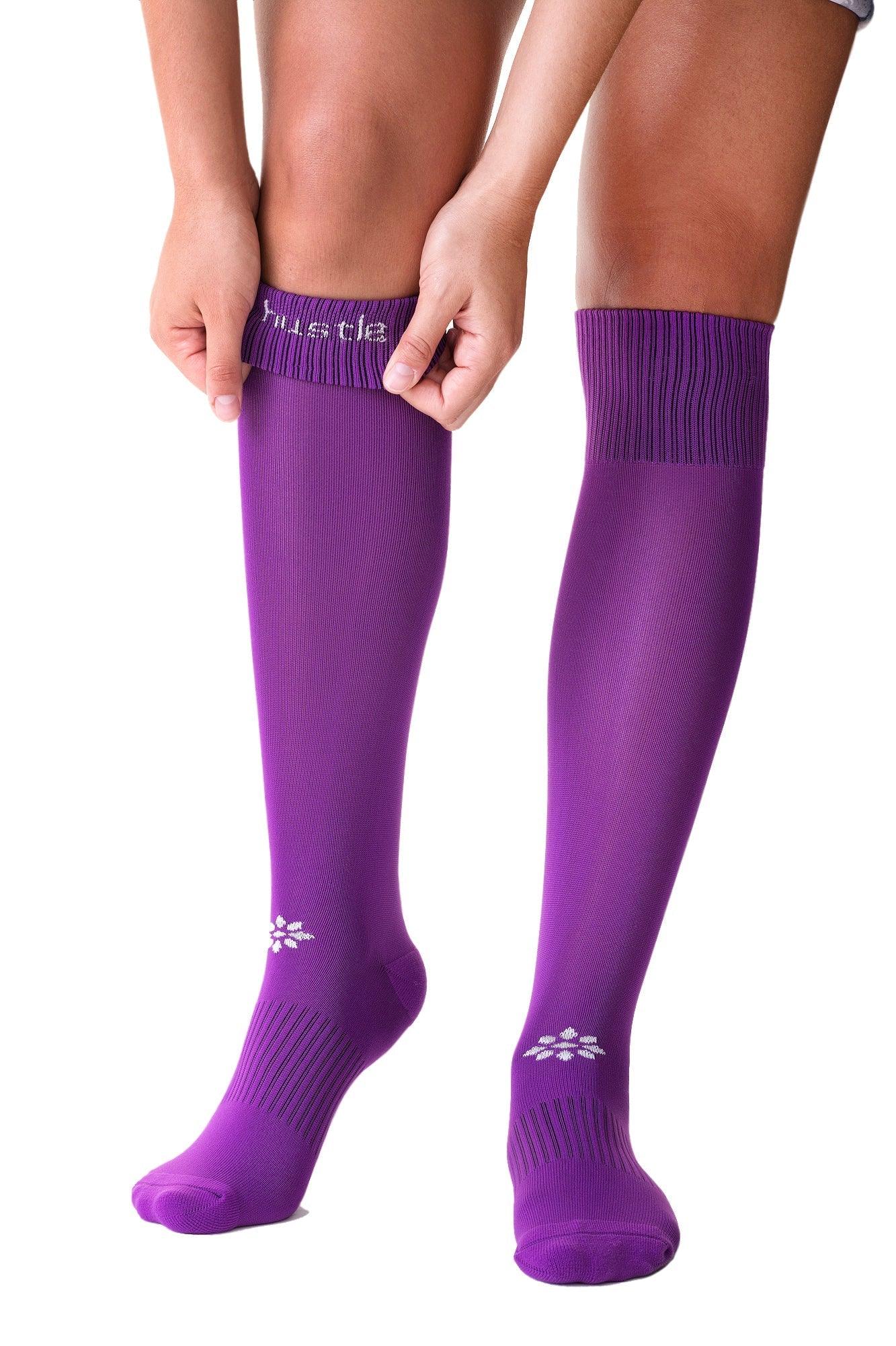 Chaussettes MK Socks Extreme Over The Knee - Bleu Sarcelle - Fabriquées Aux USA