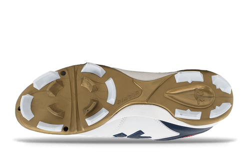 Crampons softball femme Ringor Flite bleu et blanc taille 8,5 Crampons softball femme Ringor Flite bleu et blanc taille 8,5