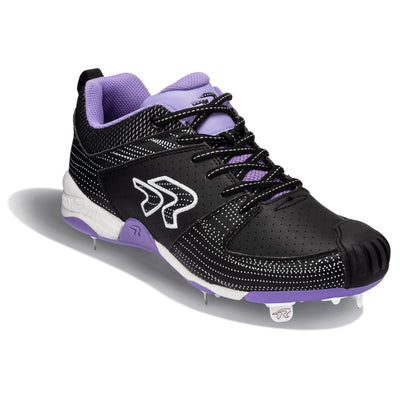Women's Flite Black Ocean Metal Softball Cleat - RIP-IT Sports