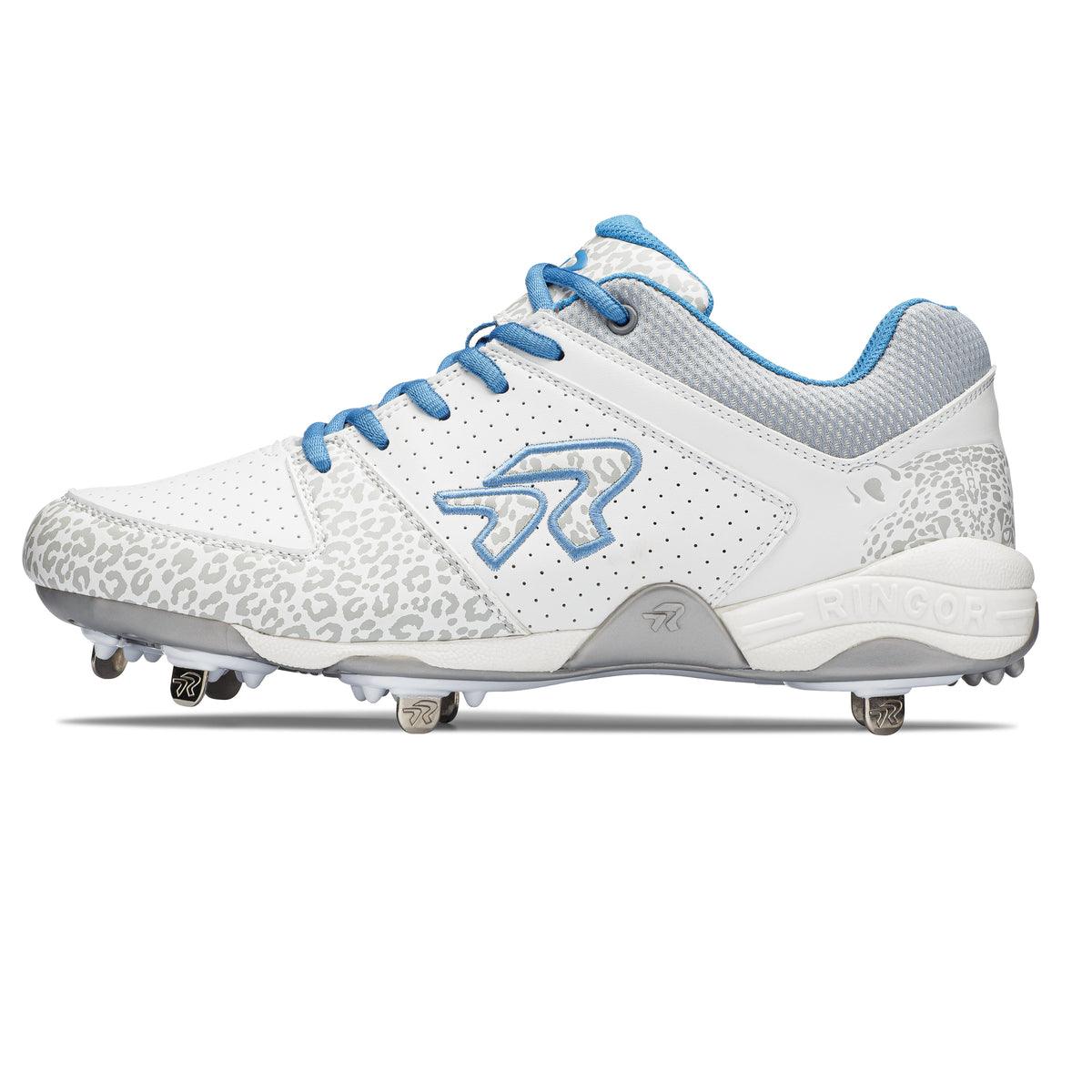 Women's Flite Snow Leopard Metal Softball Cleat - RIP-IT Sports