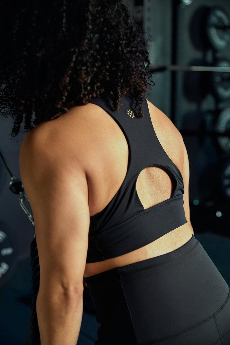 Rip-It Women's Medium Support Sports Bra Black / XL