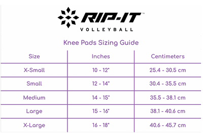 Women's Perfect Fit Volleyball Knee Pads - RIP-IT Sports