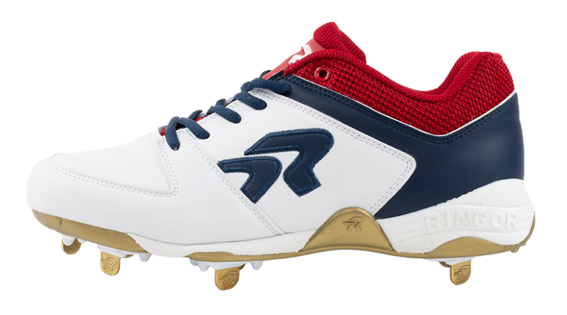 Women's Ringor Flite American Spirit Metal Softball Cleat - RIP-IT Sports