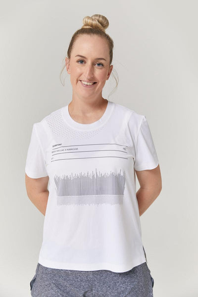 Women's Short Sleeve Training Top - Good Vibrations - RIP-IT Sports